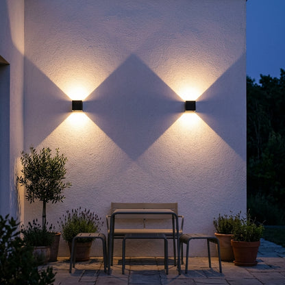 « Applique Murale LED Design Up & Down — "CUBO"