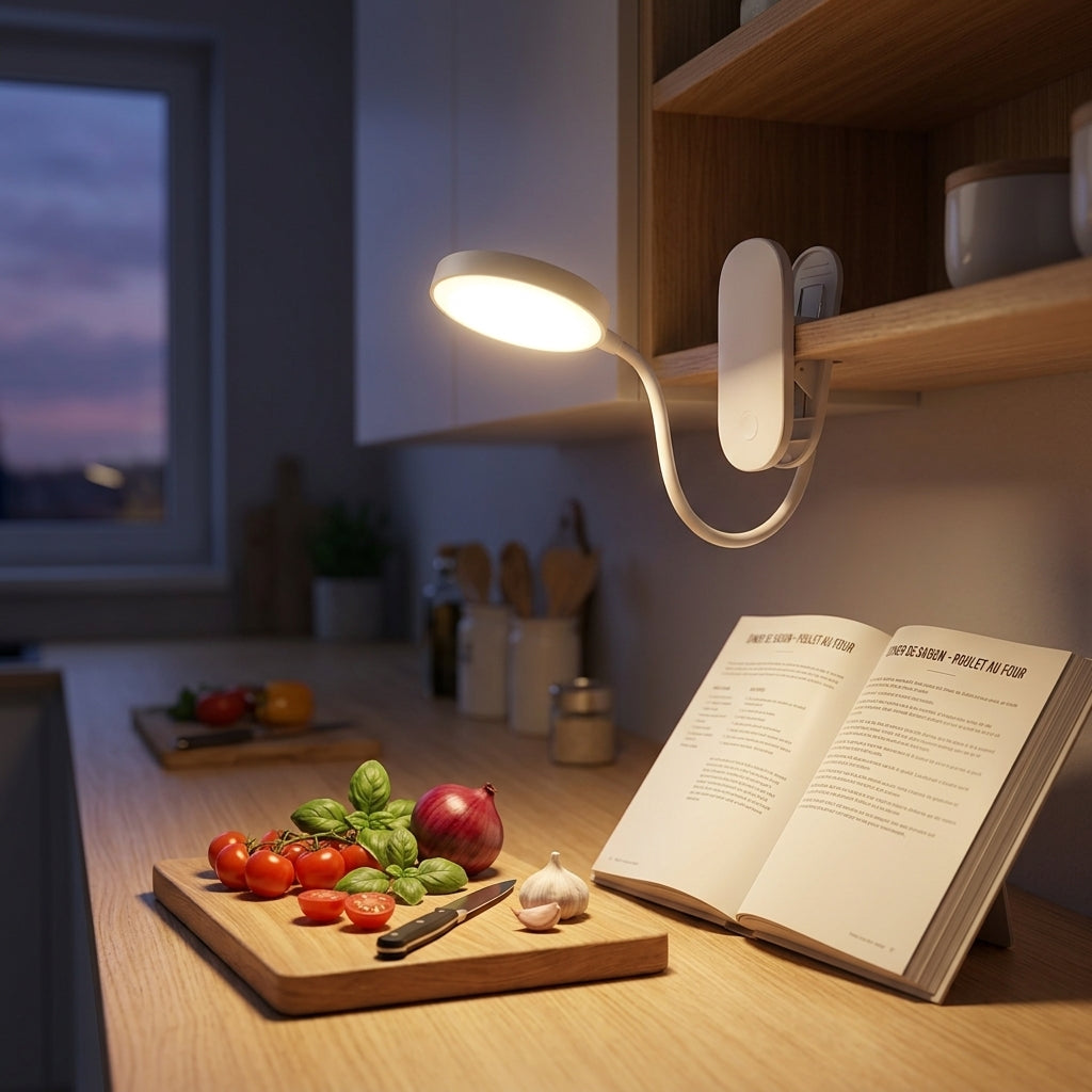 Lampe de Chevet Pince Sans Fil — "PICO"