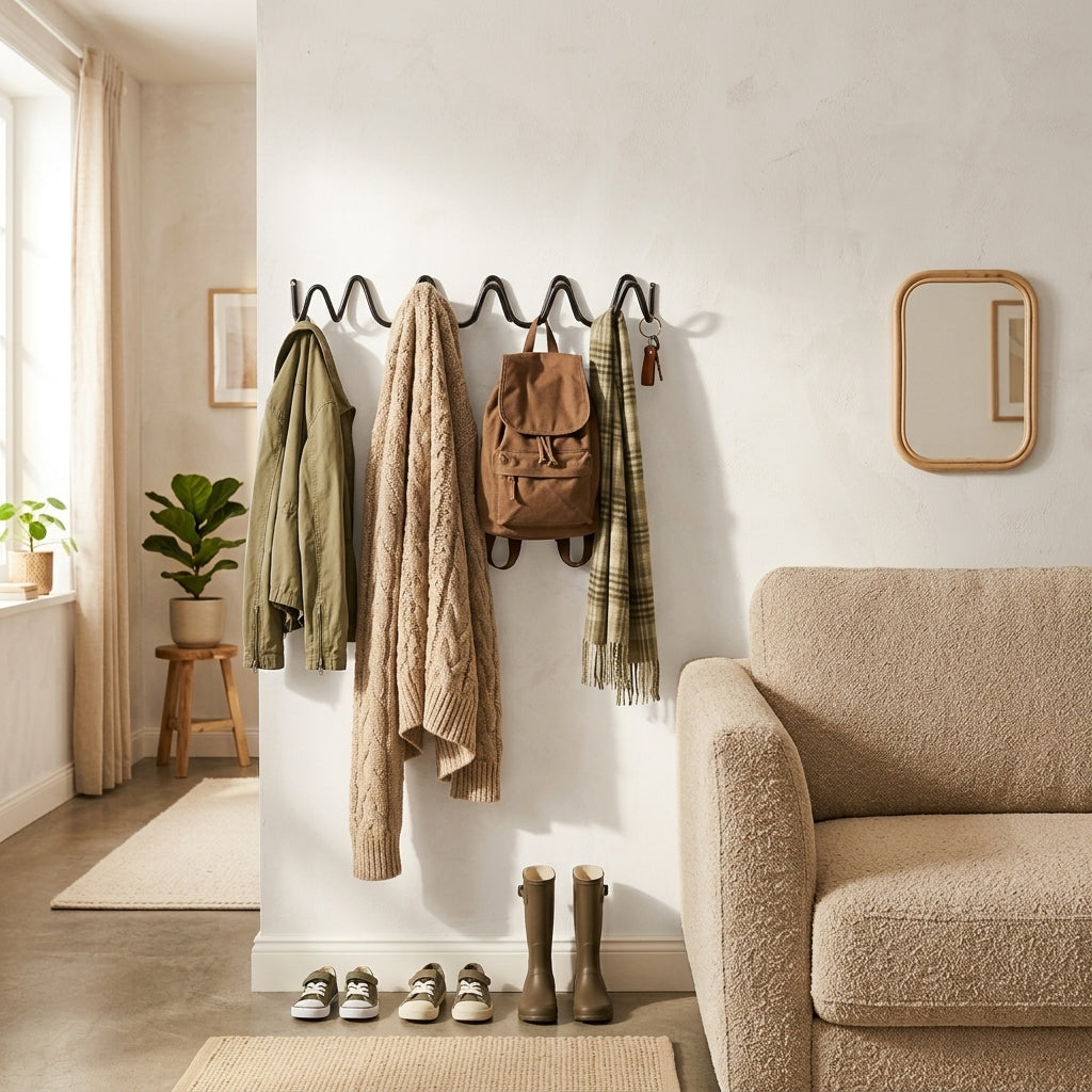 Porte-Manteau Mural Sculptural Design — "RAMO"