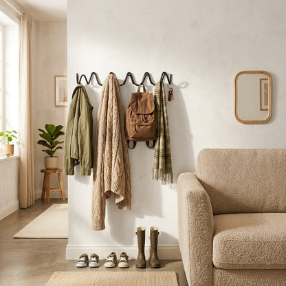 Porte-Manteau Mural Sculptural Design — "RAMO"