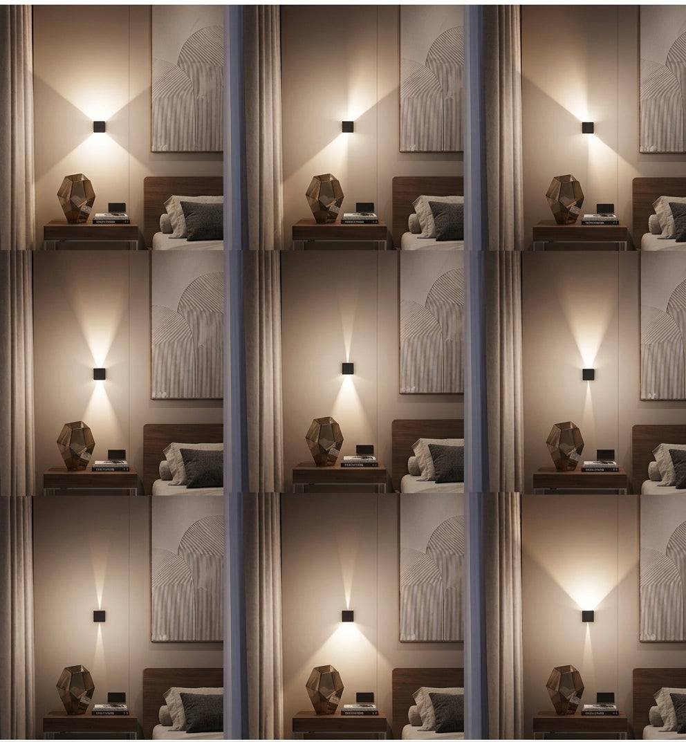 « Applique Murale LED Design Up & Down — "CUBO"