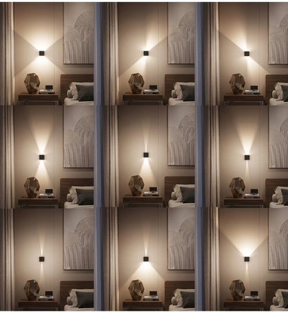 « Applique Murale LED Design Up & Down — "CUBO"