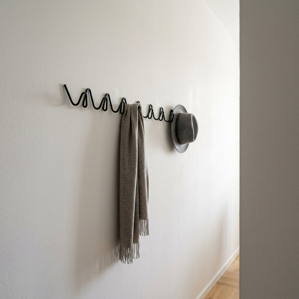 Porte-Manteau Mural Sculptural Design — "RAMO"