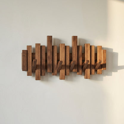 Porte-Manteau Mural Design en Bambou — "SILVA"