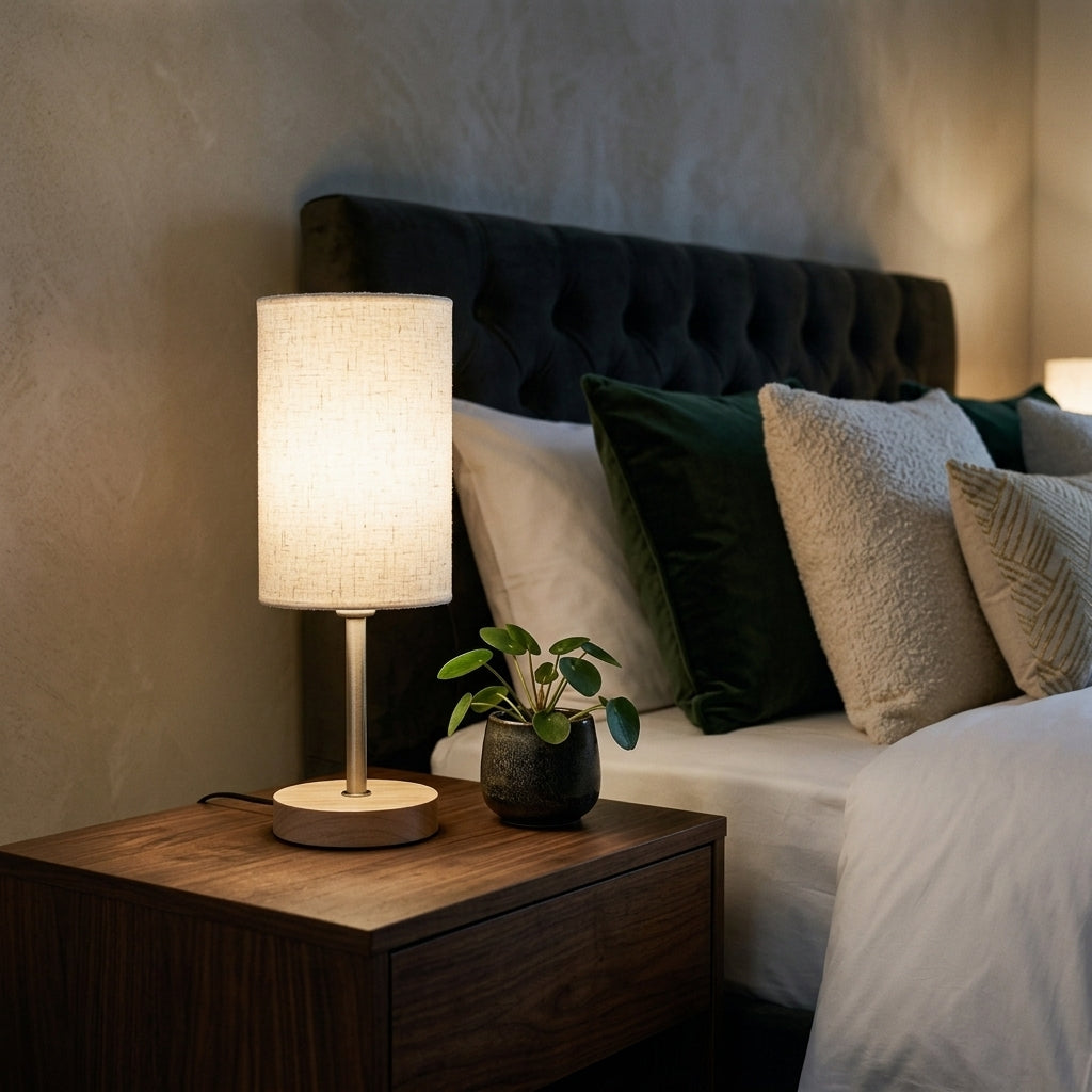 Lampe de Chevet Tactile avec Ports de Charge USB — "ORLA"