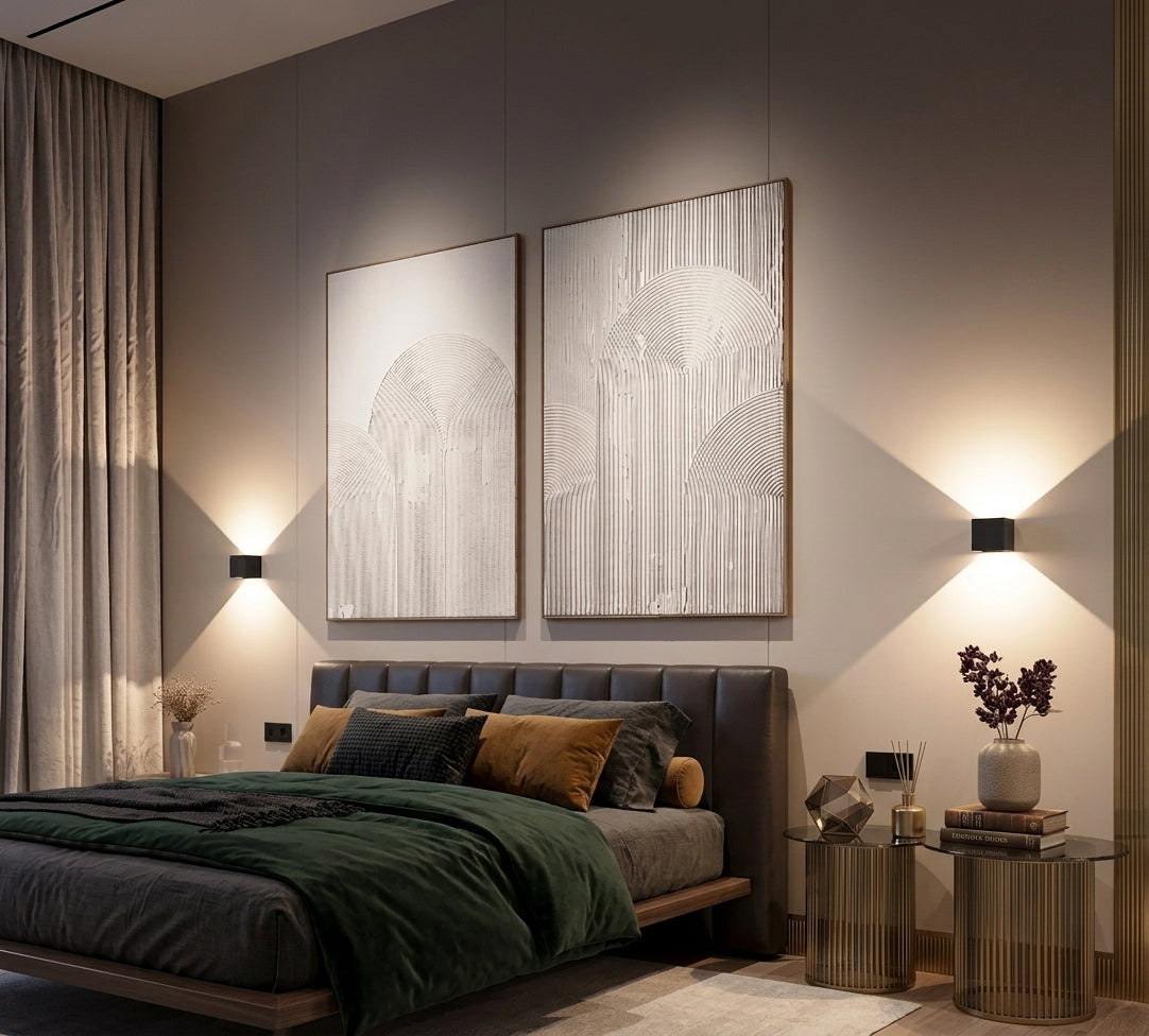 « Applique Murale LED Design Up & Down — "CUBO"