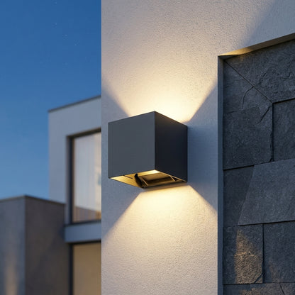 « Applique Murale LED Design Up & Down — "CUBO"